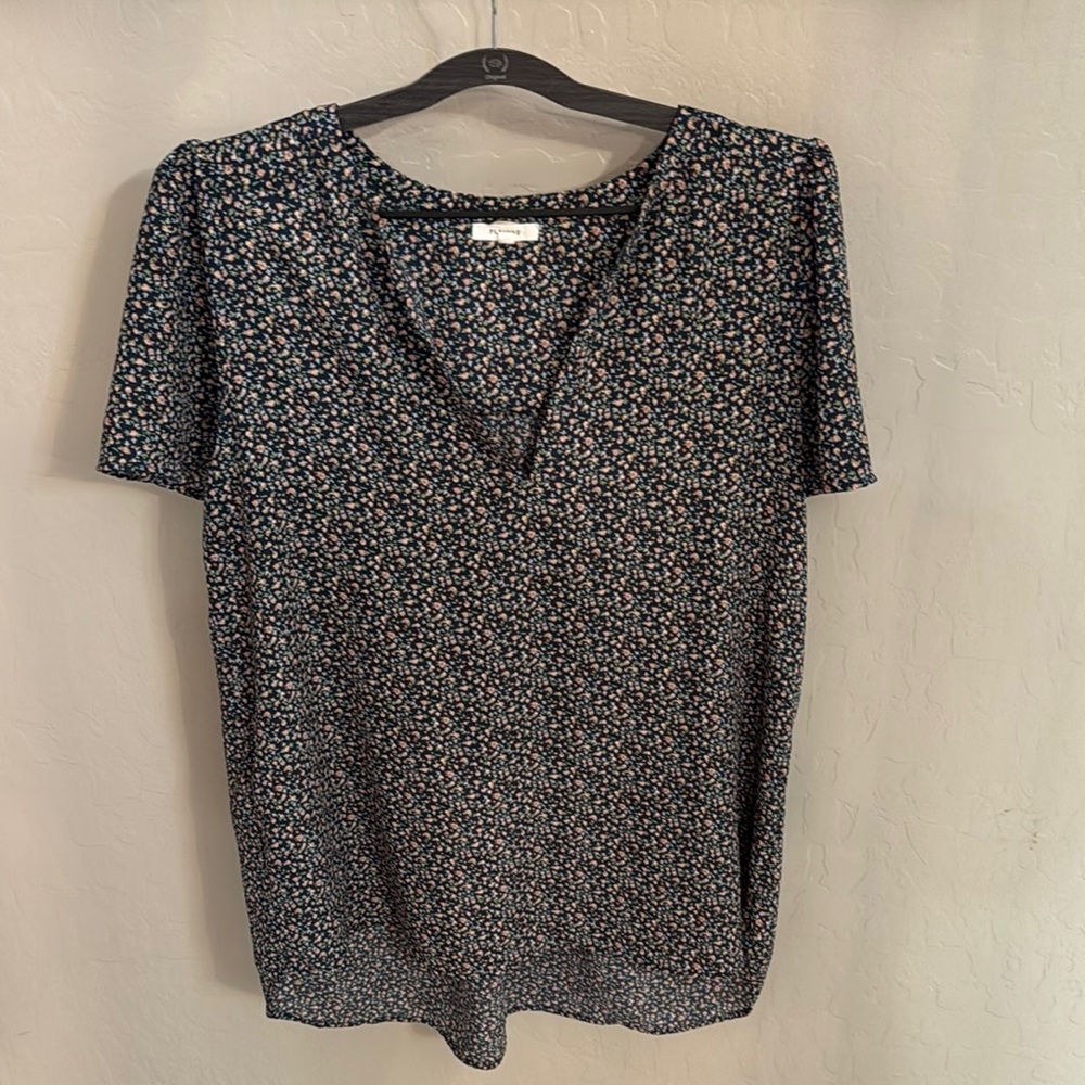 Pleione Black Fitted Short Sleeve T-Shirt
